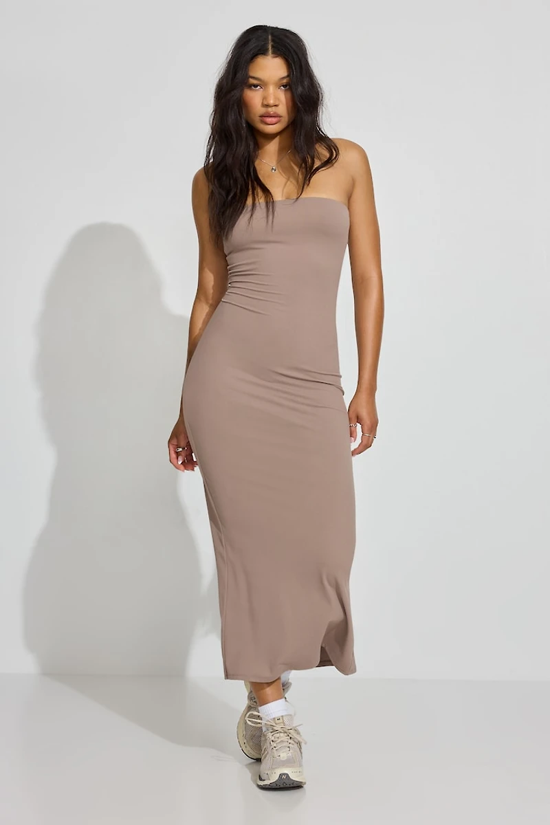 Sleek Maxi Tube Dress