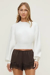 Chandail à manches bouffantes