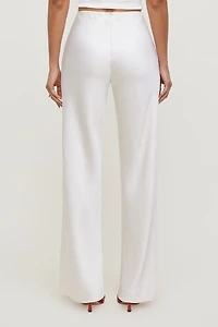 Izzy Wide Leg Satin Pants