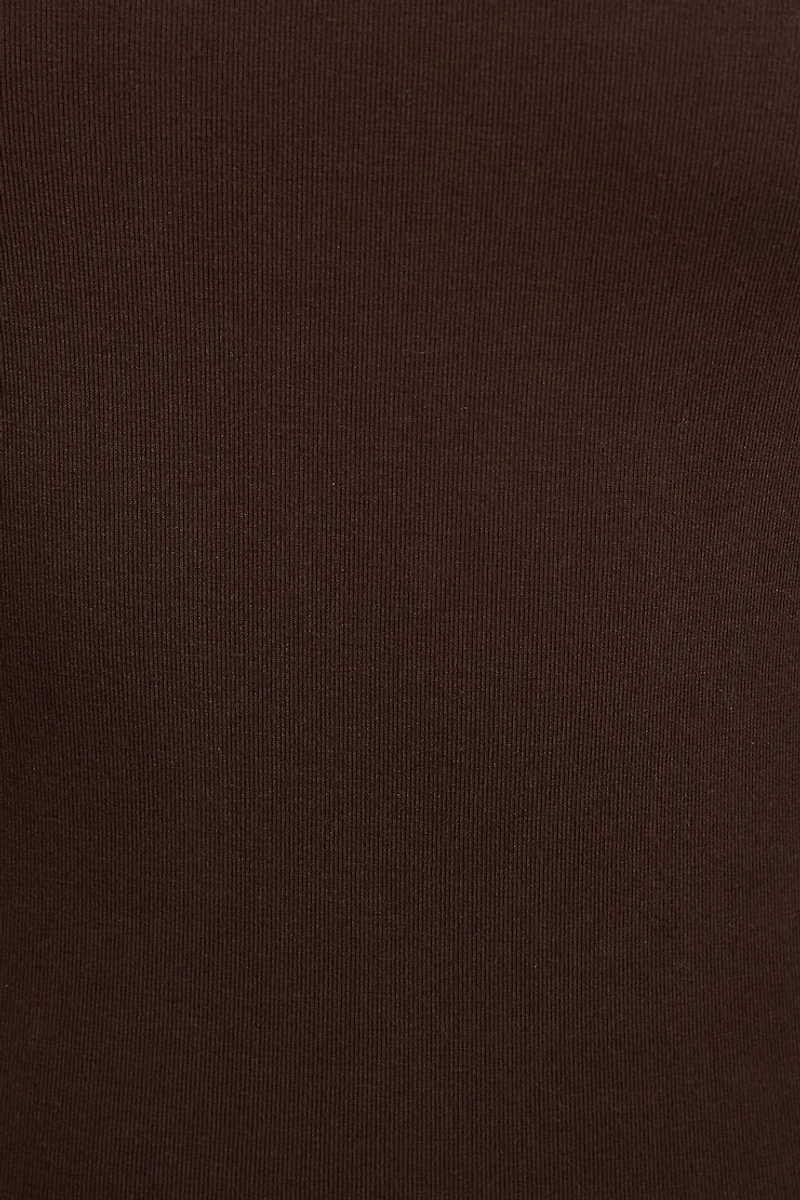 Cowl Back Short Sleeve Top