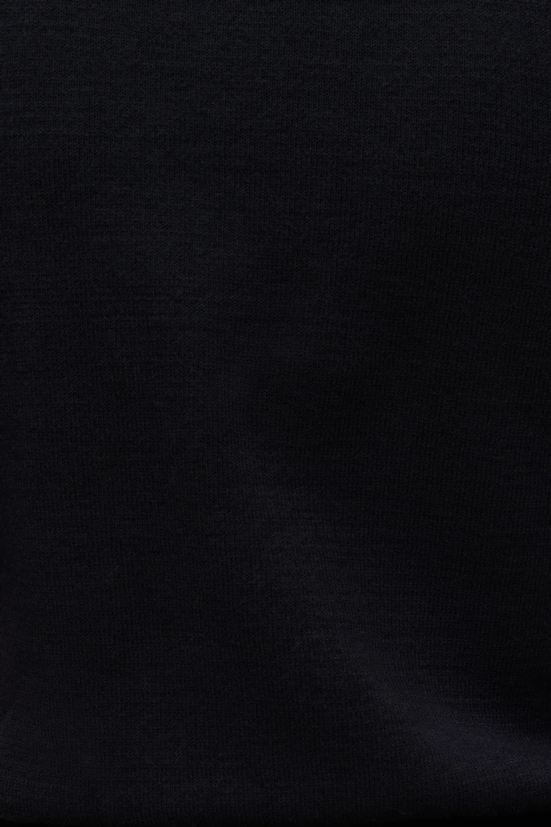 Veste en tricot à col montant