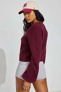 Long Sleeve V-Neck Cardigan