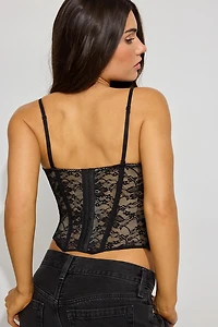 Amaya Lace Bustier Top