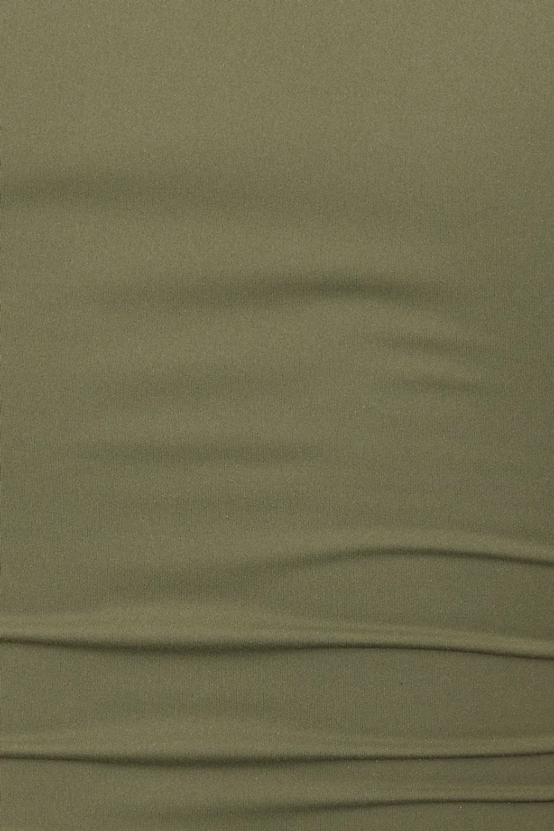 High V-Neck Sleek Top