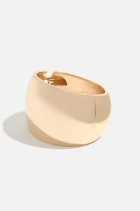 Oversized Chunky Snap Bangle Bracelet