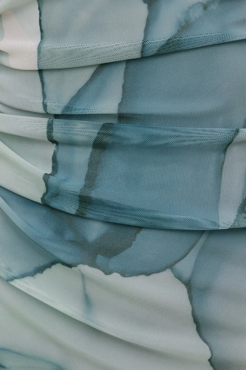 Minirobe froncée en maille Katia