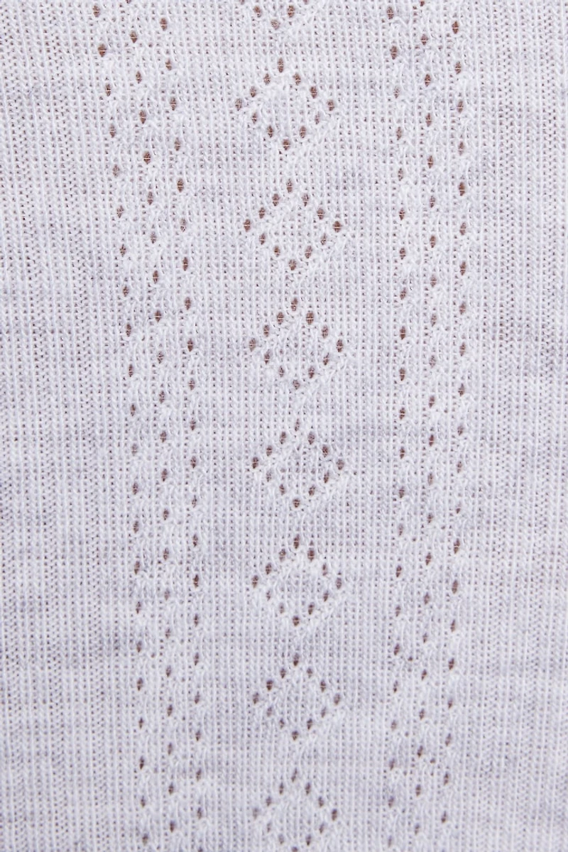 Cropped Pointelle Cami