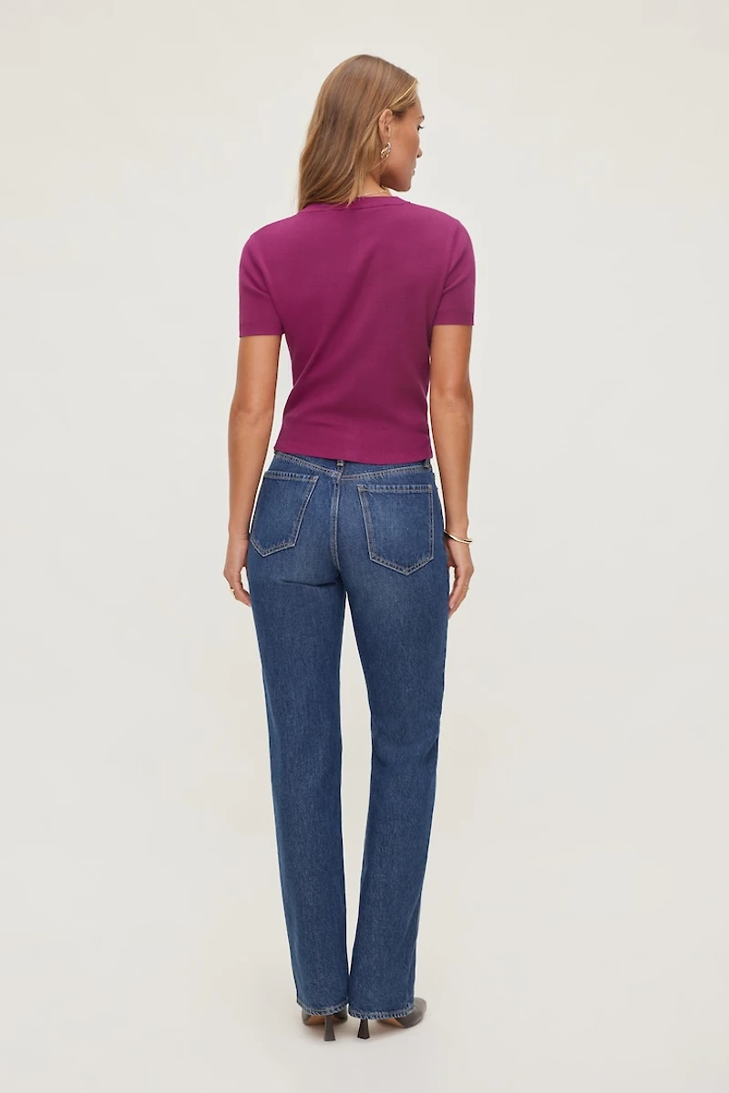 Cardigan à manches courtes Becca