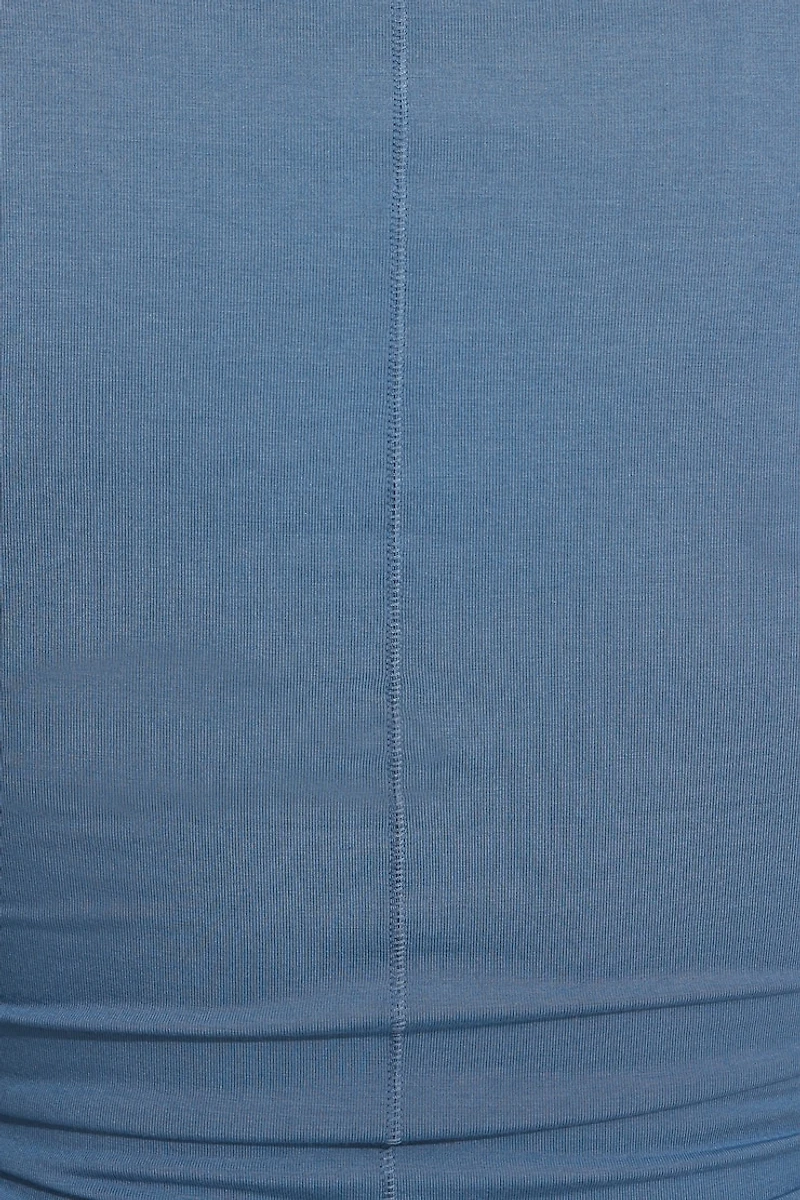 Haut doux à col échancré et manches longues