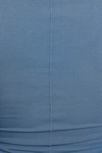 Haut doux à col échancré et manches longues