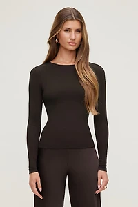 Tedi Ribbed Long Sleeve T Shirt