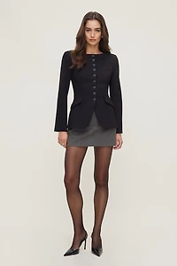 Boat Neck Ponte Blazer