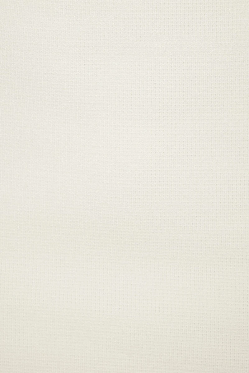 Contrast Ribbed Mini Skirt