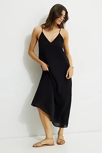 Robe nuisette maxi coupe en A