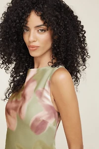 Liora Satin Maxi Slip Dress