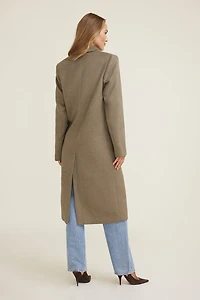Oversized Double Breasted Wool Coat