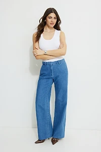 Wide Leg Trouser Jeans