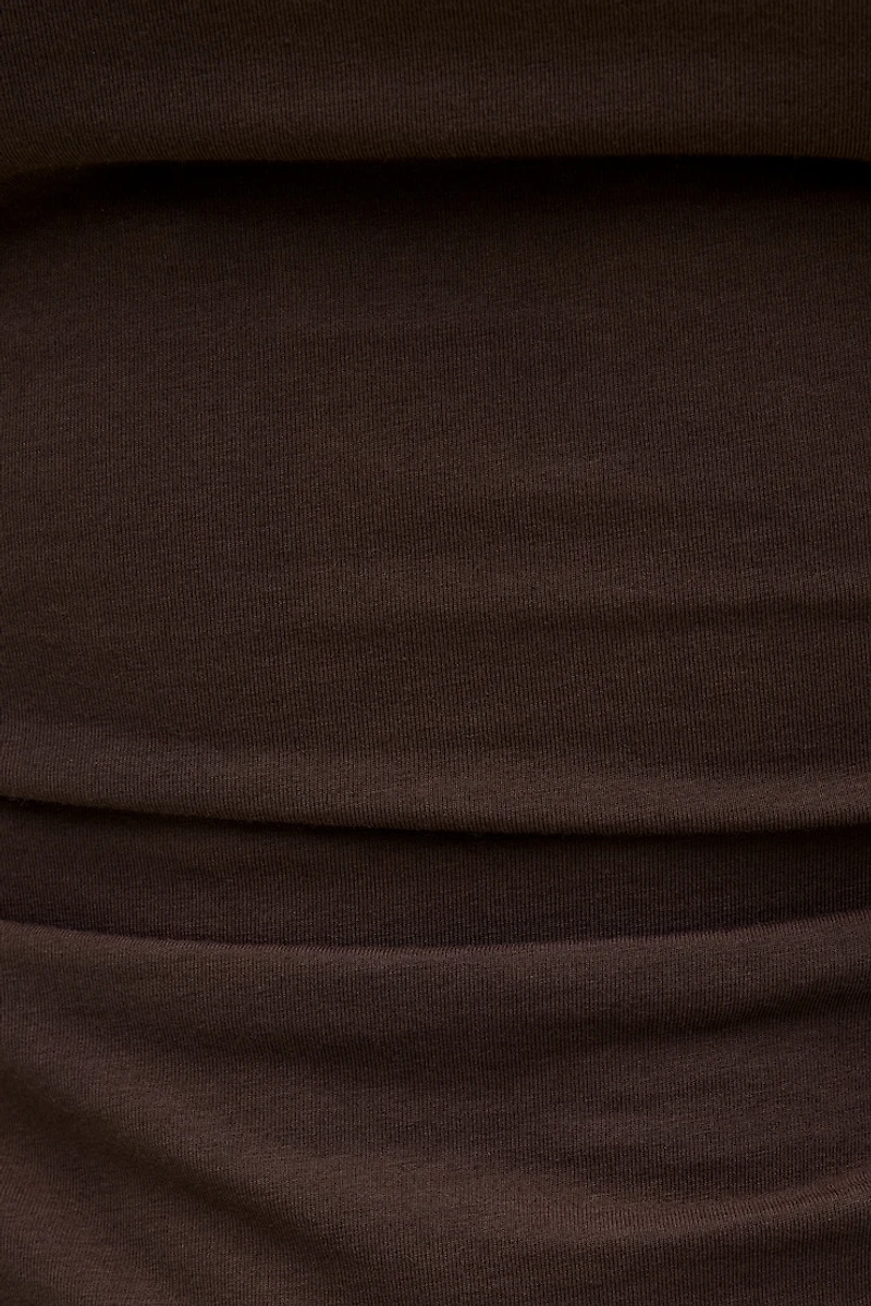 Andrea Shirred Jersey T Shirt