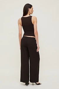 Leo Linen Wide Leg Pants