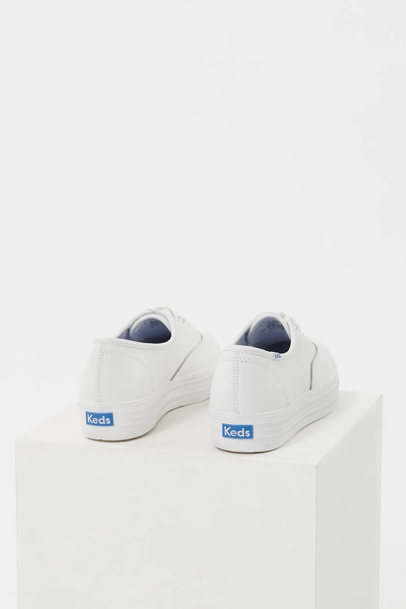 KEDS Triple Leather Platform Sneakers