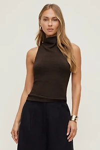 Mock Neck Sweater Tank Top