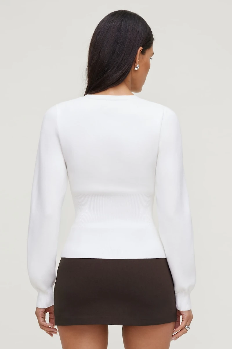 Cinched Waist Cardigan