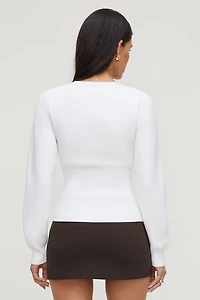 Cinched Waist Cardigan