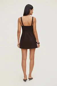 Minirobe-short en lin