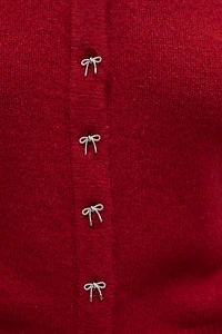 Cardigan à boutons en boucles Rebecca