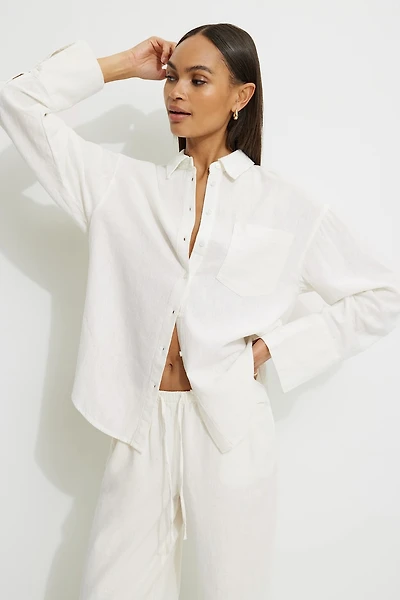 Monroe Oversized Linen Shirt