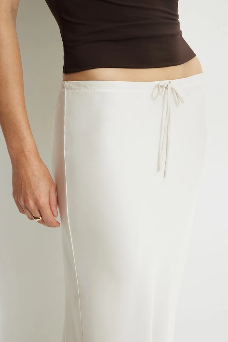 Cary Satin Slip Maxi Skirt