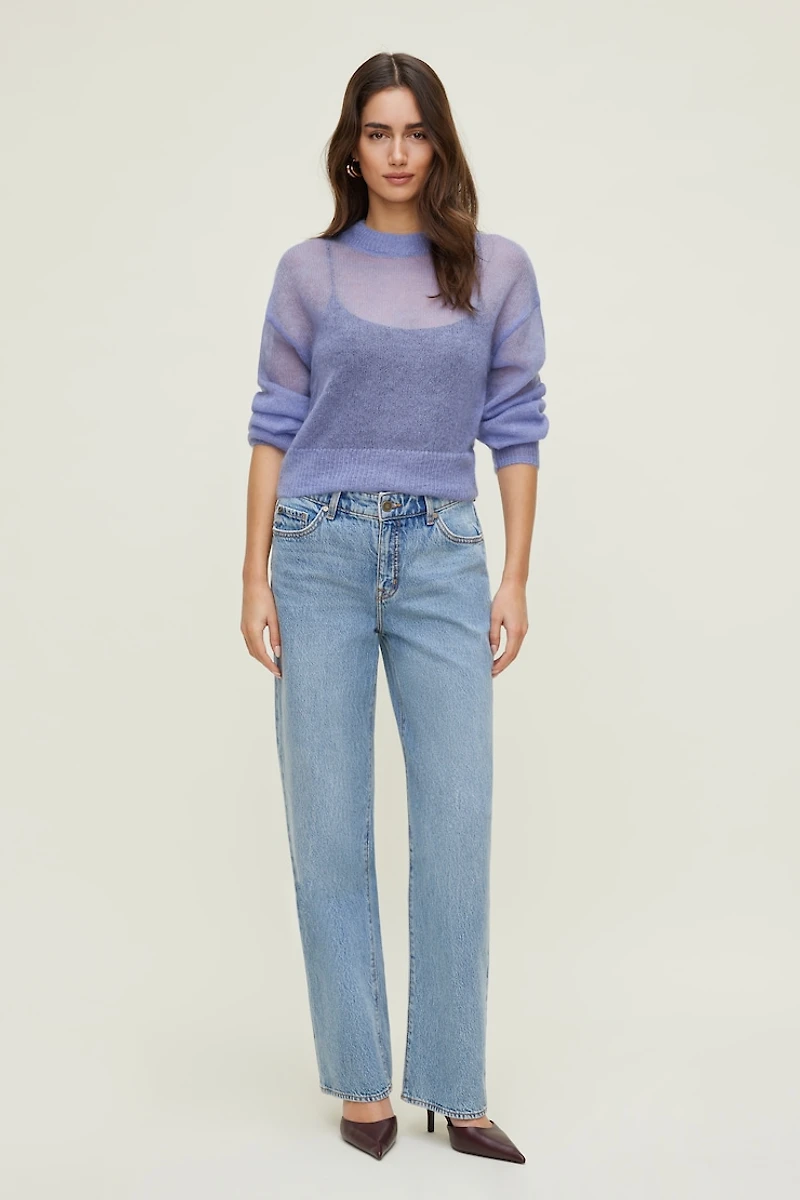 Premium Mohair Balloon Sleeve Sweater