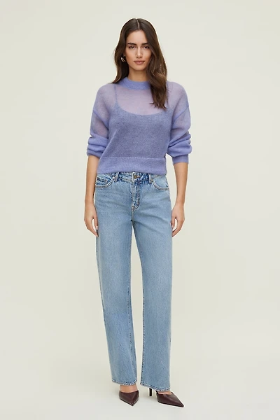 Premium Mohair Balloon Sleeve Sweater