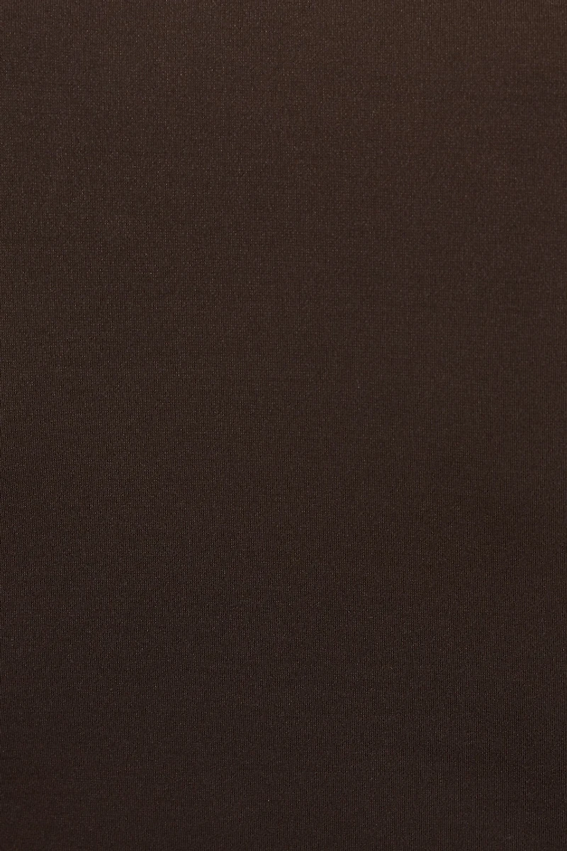 Justaucorps polo à col plongeant