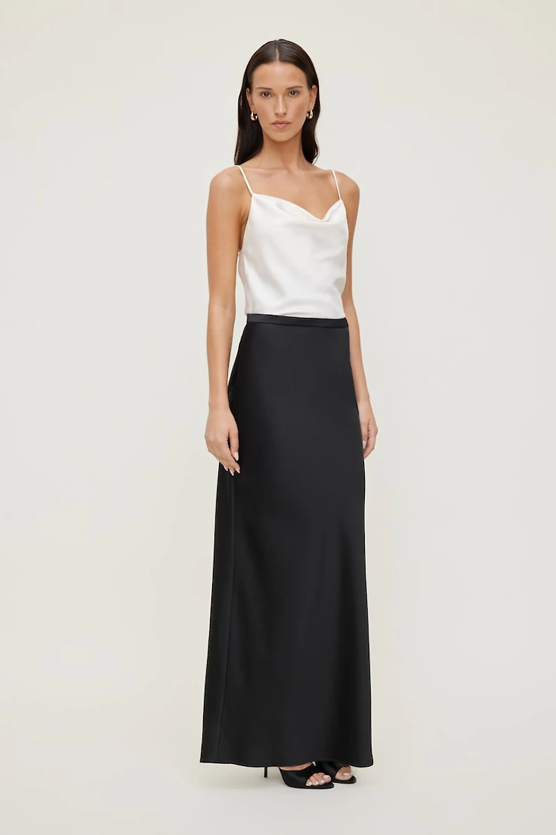 Satin Maxi Skirt