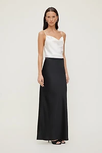 Satin Maxi Skirt
