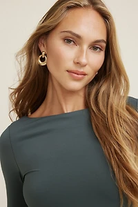 Nola Sculpt Long Sleeve Top