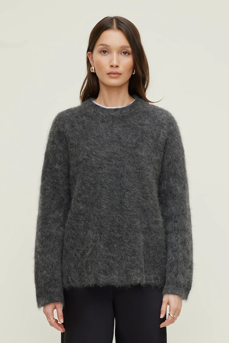 Premium Mohair Wide Sleeve Sweater