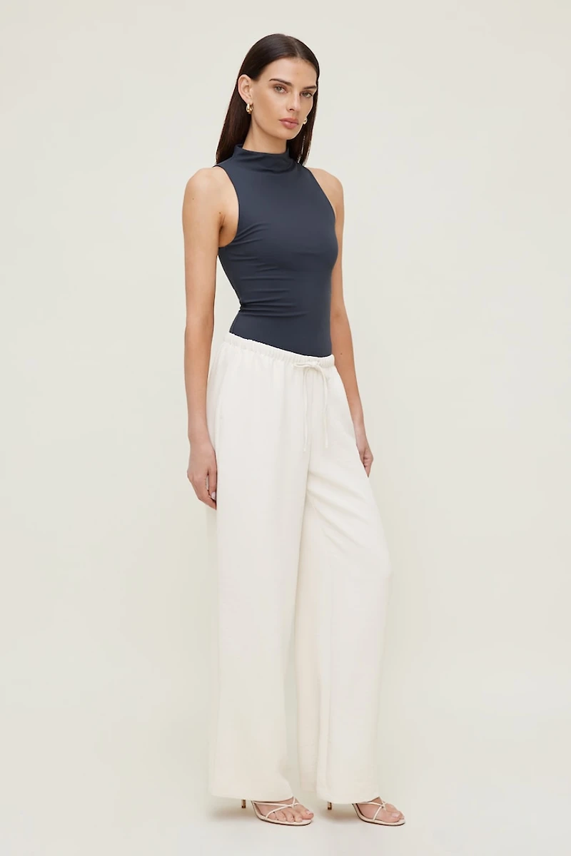 Pantalon fluide à jambe large Leo