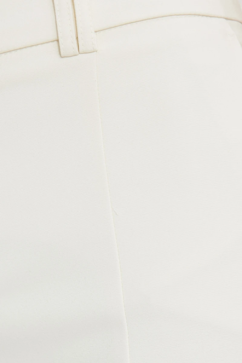 Pantalon évasé à couture avant