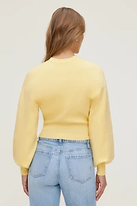 Chandail à manches bouffantes