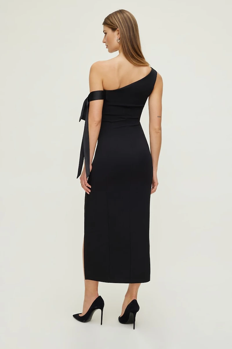 Off Shoulder Bow Maxi Dress