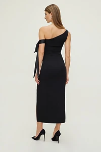 Off Shoulder Bow Maxi Dress