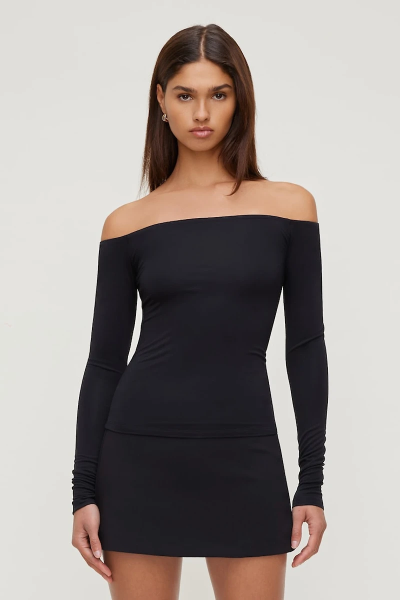 Off Shoulder Long Sleeve Top