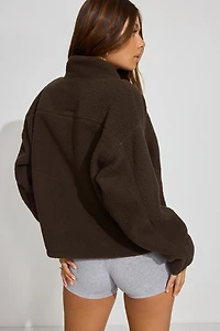 Sherpa Fleece Full Zip Jacket