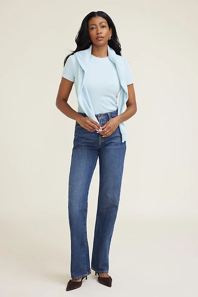 Emy Slim Cotton T Shirt