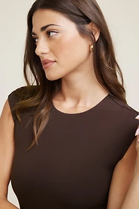 Short Sleeve Sculpt Extended Bodysuit