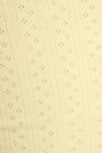 Petit short en pointelle à bordure ondulée