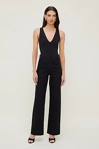 Sculpt Plunging V Neck Bodysuit