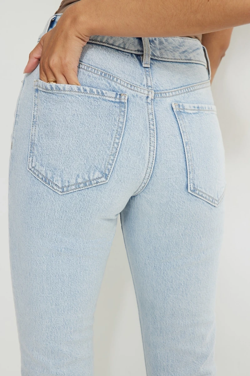 Frenchie High Rise Slim Leg Jeans